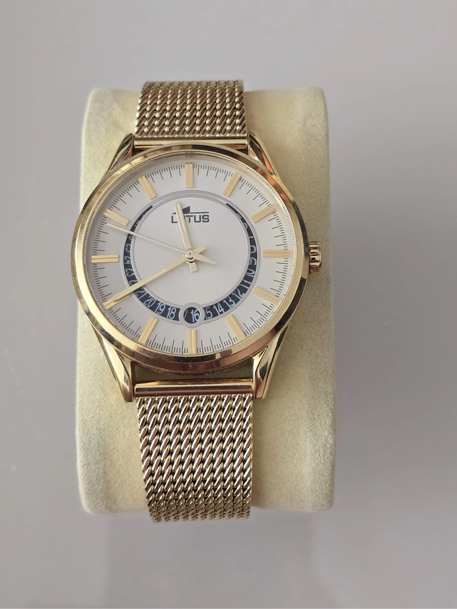 Montre LOTUS Homme - Modèle 15976 - Dorée / Or - Bracelet Mesh